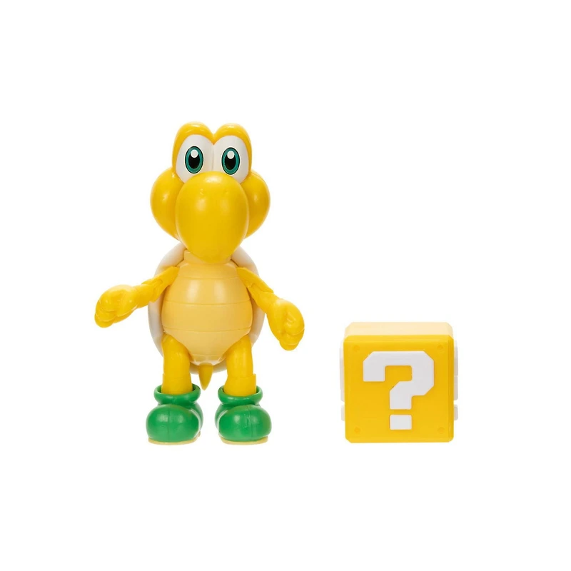 Figurine Nintendo de 4 pouces – Koopa Troopa avec bloc d’interrogation