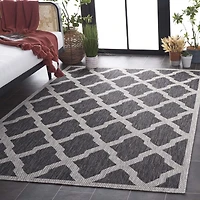 SAFAVIEH Beach House Jeptha Tapis Géométrique Intérieur/Extérieur