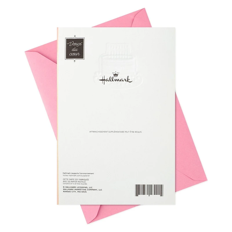 Carte de fête pour une épouse – Hallmark (Encore une année à te fêter)