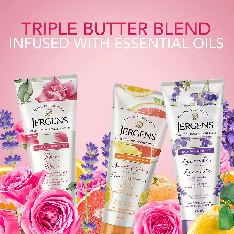 Jergens Energizing Sweet Citrus Triple Butter Blend