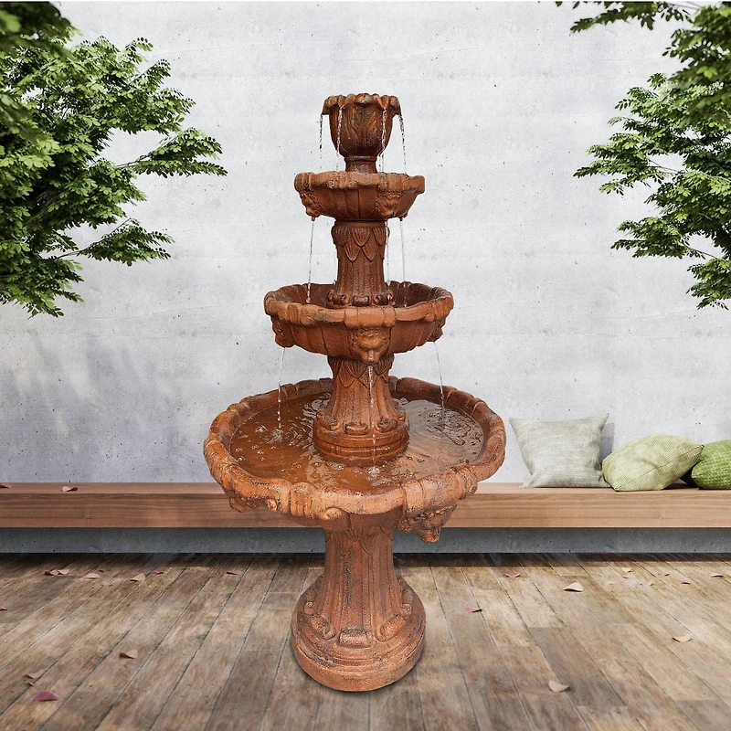 Angelo Décor Fontaine Grande Leone avec pompe