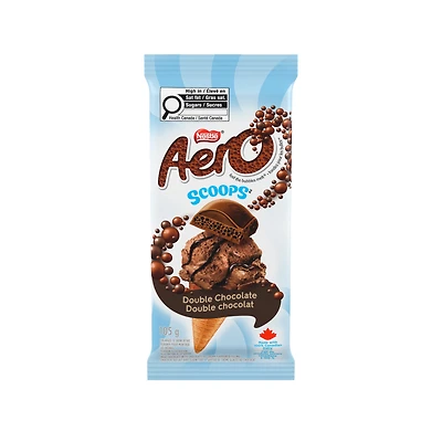 AERO SCOOPS Double Chocolate, Milk Chocolate & Chocolate Ice Cream Flavoured Filling