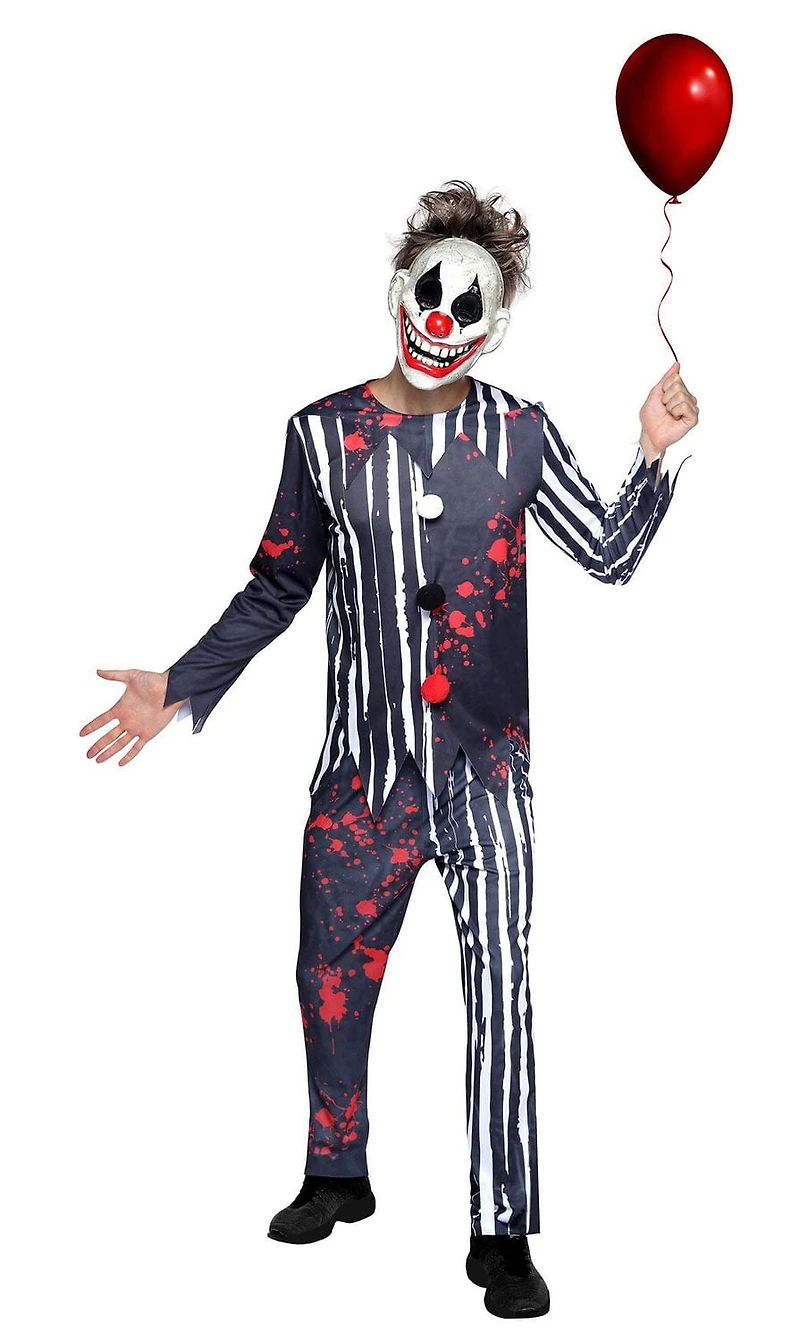 PARTYHOLIC COSTUME DE CLOWN EFFRAYANT GRAND