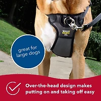 Coastal Pet Products Large Black Walk Right! Front-Connect Padded Dog Harness, Large Dog Harness