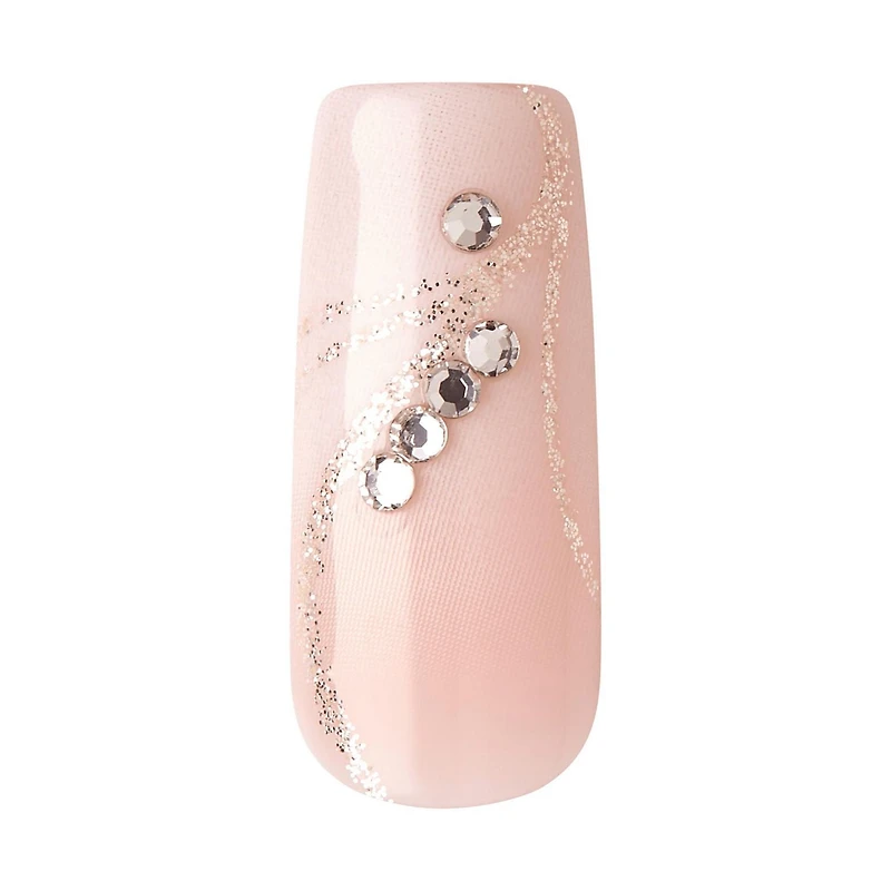 KISS Classy Nails Premium - Fake Nails - Stunning! - Square - Long - 30 count, KISS Classy Nails Premium