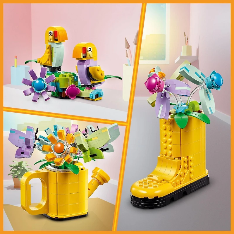 LEGO Creator Des fleurs dans un arrosoir 31149 Ensemble de construction (420 pièces) Comprend 420 pièces, 8+ ans