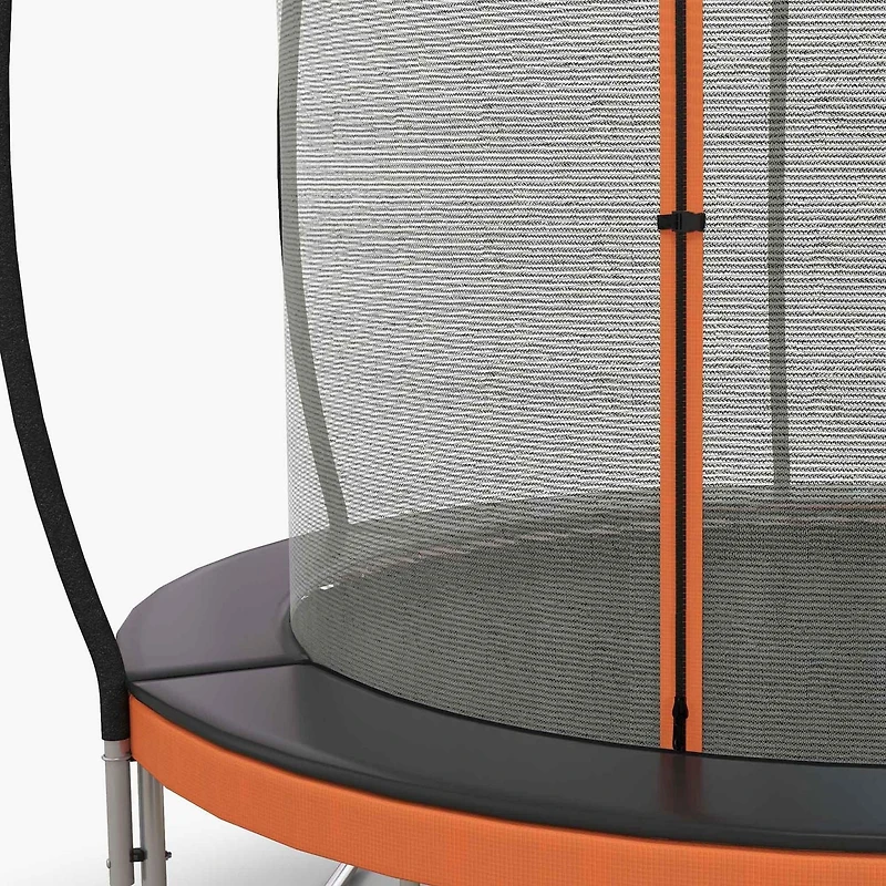Soozier 10ft Trampoline Outdoor with Enclosure Net and Ladder
