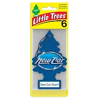 Assainisseur d'air LITTLE TREES New Car Scent 6-Pack