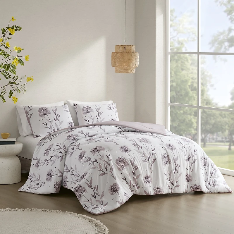 Beautyrest Reversible 3pc Comforter Set + Bonus Duffle Storage Bag