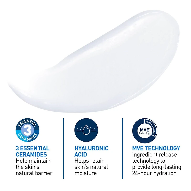 CeraVe Lotion Hydratante Quotidienne, Lotion Légère pour Visage et Corps avec Céramides, 473 ml 562mL