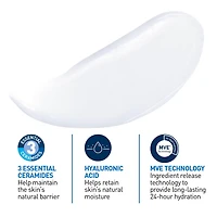 CeraVe Lotion Hydratante Quotidienne, Lotion Légère pour Visage et Corps avec Céramides, 473 ml 562mL