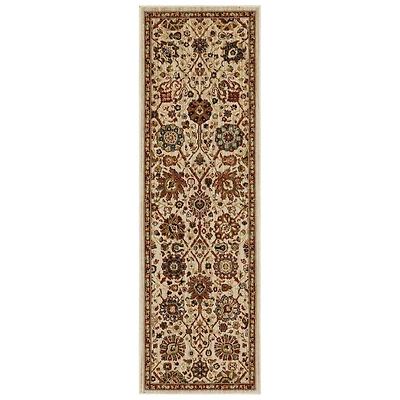 Mohawk Home Radnor Cream Woven Polyester Area Rug