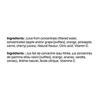 SunRype Boîtes de Jus Mélange de Fruits 5X200ML