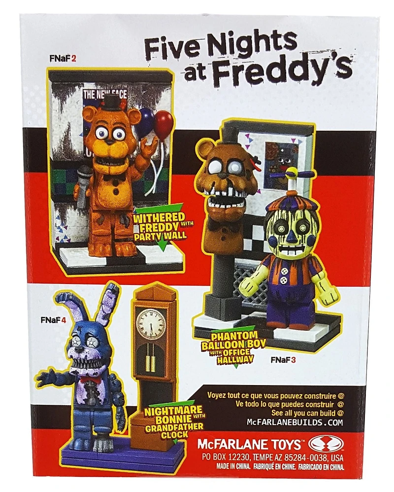 MacFarlane Five Nights at Freddy's Micro Set The Party Wall
