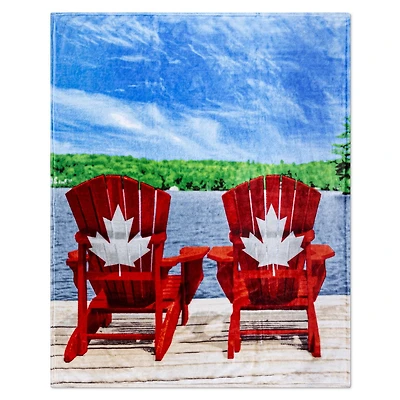 SAFDIE Super Soft Printed Throw, 48"x60", CHAIRS DESIGN