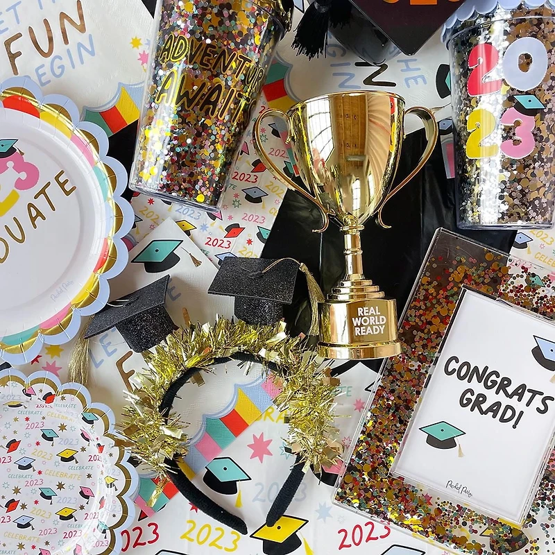 Packed Party "Let the Fun Begin" Graduation Head Bopper