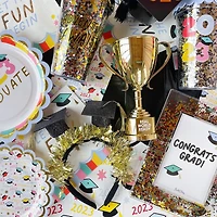 Packed Party "Let the Fun Begin" Graduation Head Bopper