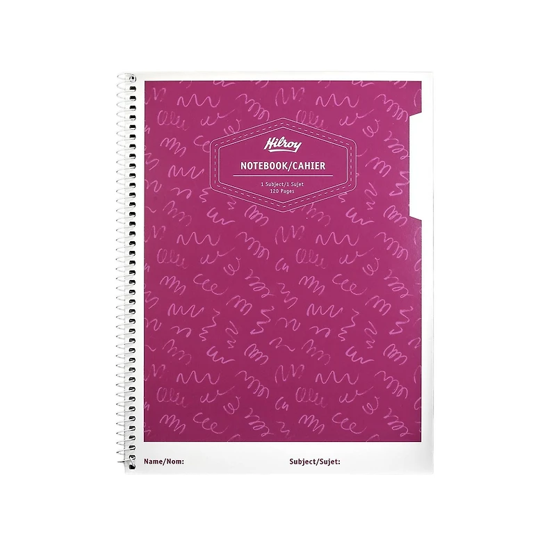 Hilroy® Core+ 120 page 1 subject Notebook
