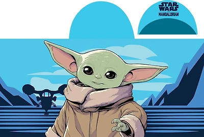 Serviette à Capuche Star Wars: Le Mandalorien L'Enfant