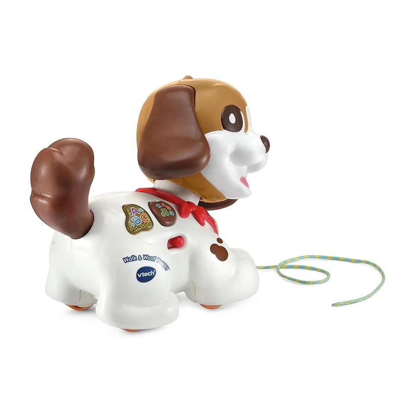 VTech Walk & Woof Puppy™ Pull-Along Dog for Toddlers - English Version, 12-36 Months