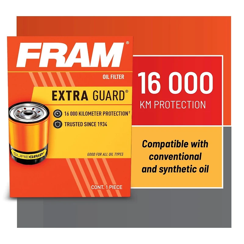 Filtre à huile FRAM Extra Guard, PH3976A