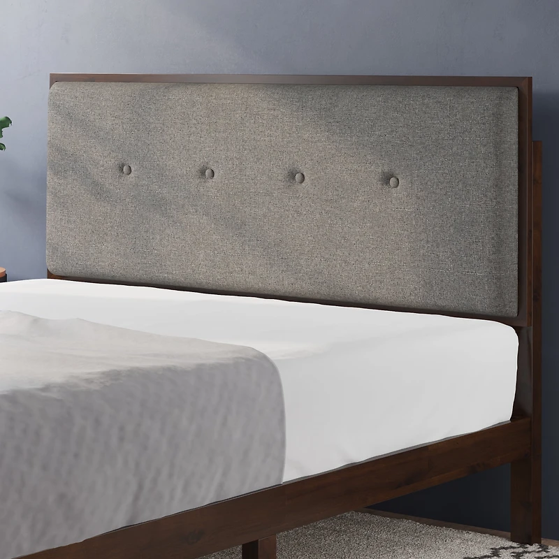 Zinus Moiz 12 inch Platform Bed with Headboard