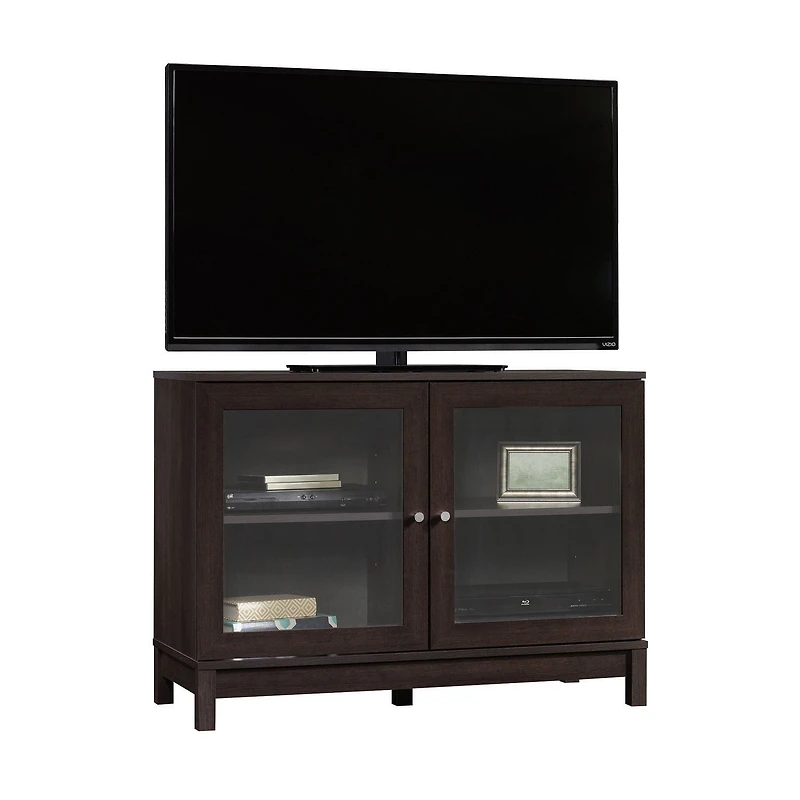 Sauder® Meuble Télé, Finition Merisier Cannelle, 416408