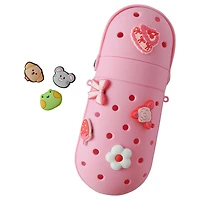 Art 101 Charm Pencil Pouch, Soft Pink, Pink charm pencil pouch