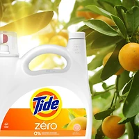 Détergent à lessive liquide Tide Zero, parfum Agrumes doux, technologie CleanScent 3.1L