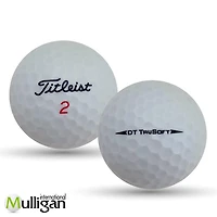 Mulligan - 48 balles de golf récupérées Titleist DT Trusoft 4A, Blanc