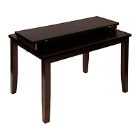 Topline Home Furnishings Table au fini espresso bruni