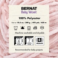 Bernat® Fil Baby Velvet™, Polyester #4 Moyen, 10,5oz/300g, 492 Yards