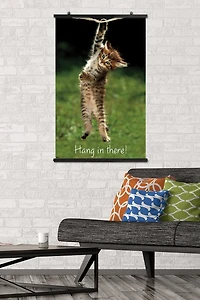 Famous Kitten Hang In There Poster Wall Poster
