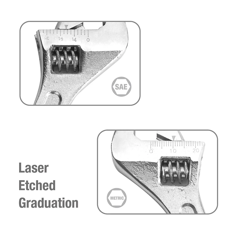 WorkPro 6" Adjustable Wrench
