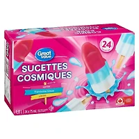 Great Value Cosmic Ice Pops in a box, 24 x 75 mL (1.8 L)