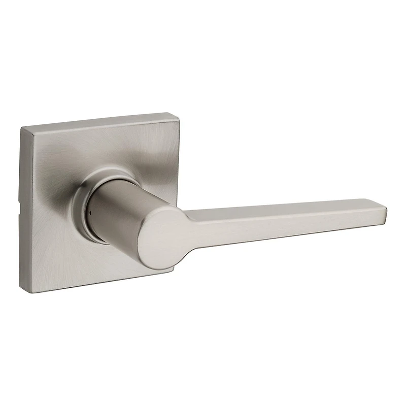 Weiser Safelock Rosette carrée Daylon Passage Becs-de-cane en Nickel Satin Style moderne et durabilité