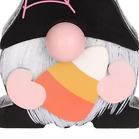 Halloween sur le thème des bonbons gnome en bois pour les décorations d’intérieur d’Halloween