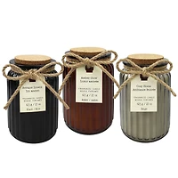 Hometrends 22oz Bougie parfumée en pot - Lin ancien