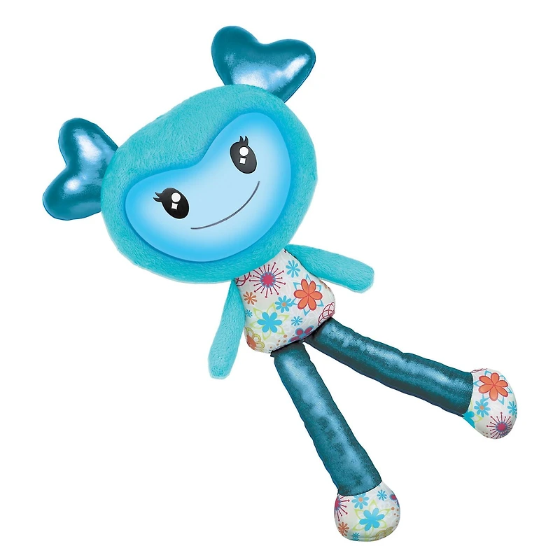 Jouet en peluche interactive de Brightlings en turquoise de 15 po