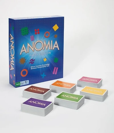 Jeu de cartes à l'edition de fête de Anomia