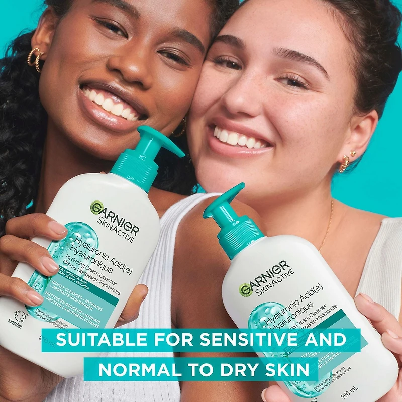 Crème Nettoyante Hydratante, Acide Hyaluronique, 250 ml