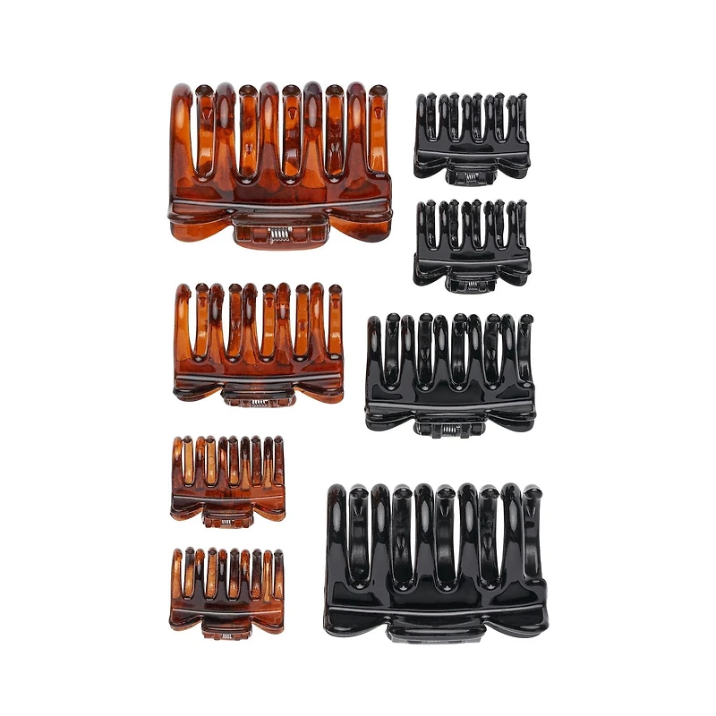 Goody Classics Assorted Claw Clips - Bow Tie Top - 8Ct