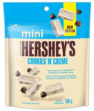 Friandise Mini HERSHEY'S COOKIES 'N' CREME 160 g