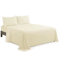 Marina Decoration 600 Thread Count Ultra Soft Deep Pocket Hotel Standard Solid Bedding Long Staple Percale Cotton All Season Sheet Set