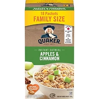 Quaker Apples & Cinnamon Instant Oatmeal, 594g