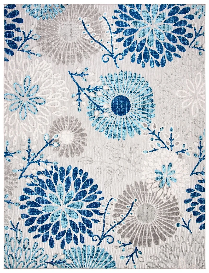 Safavieh Cabana Garnet Floral Outdoor Area Rug
