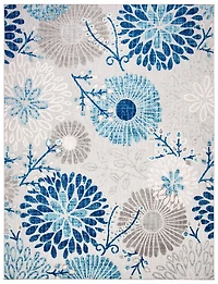 Safavieh Cabana Garnet Floral Outdoor Area Rug