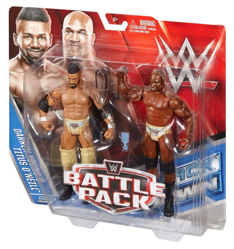 Coffret de 2 figurines Darren et Titus Coffret Combat de WWE
