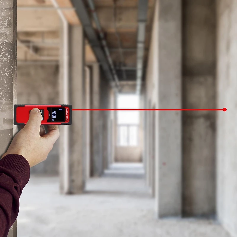 Swiss Tech 100ft/30m Laser Measure