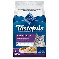 Tastefuls Mature Chicken & Brown Rice Natural Dry Cat Food, 0.9kg
